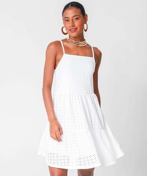 Image_Vestido Feminino Laise Alças Finas Marisa Branco