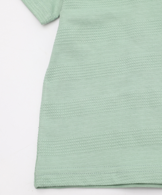 Camiseta Infantil Textura Marisa Tam 1 a 3 Verde