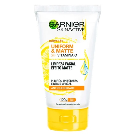 Image_Limpeza Facial Garnier Uniform e Matte 120g