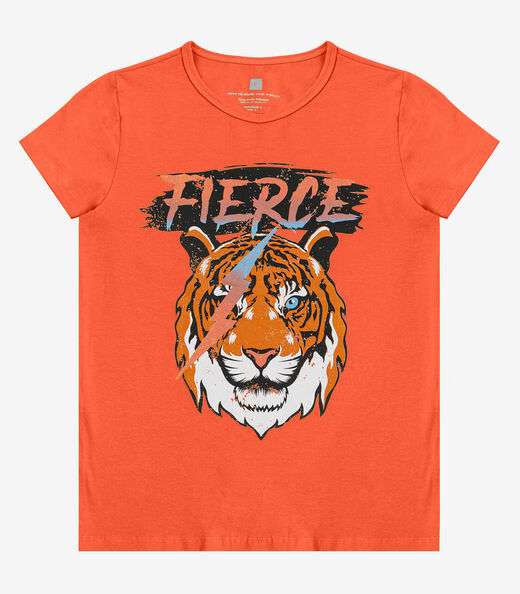 Image_Blusa T-Shirt Feminina Estampada Select Laranja