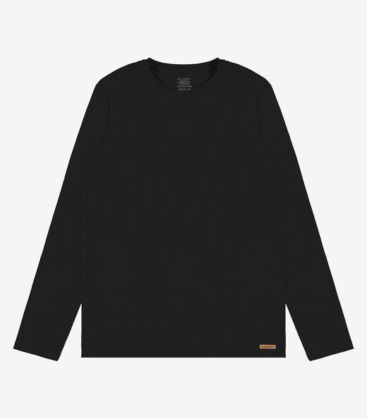 Camiseta Manga Longa Diametro Preto