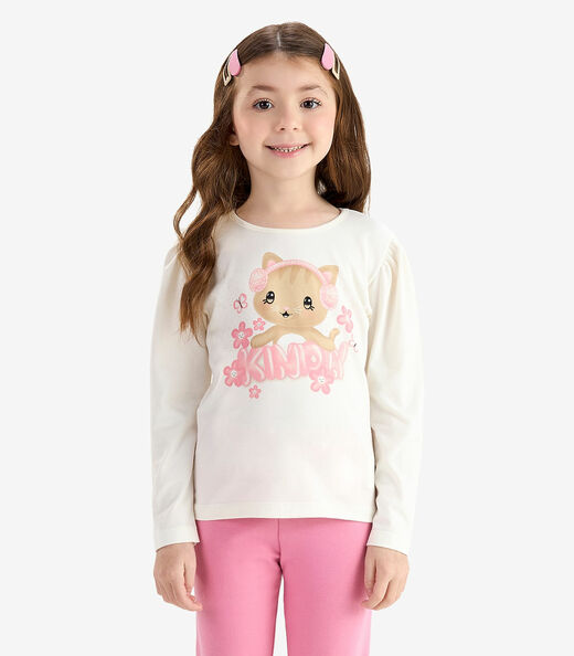 Conjunto Blusa Com Legging Rovi Kids Bege