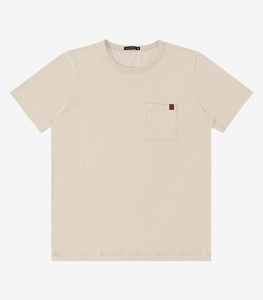 Image_Camiseta Meia Malha Masculina Diametro Bege