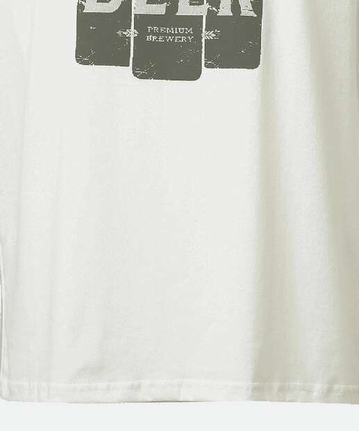 Camiseta Masculina Estampa Frontal Manga Curta MR