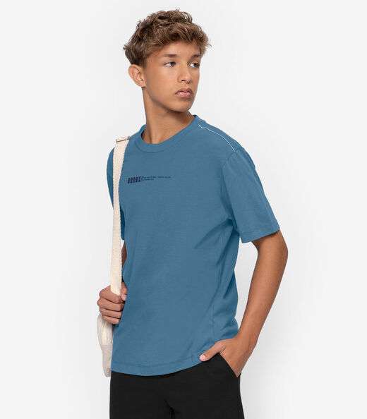 Image_Camiseta Juvenil Em Meia Malha Masculina Minty Azul