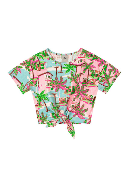 Blusa Infantil Feminino em Cotton Quimby