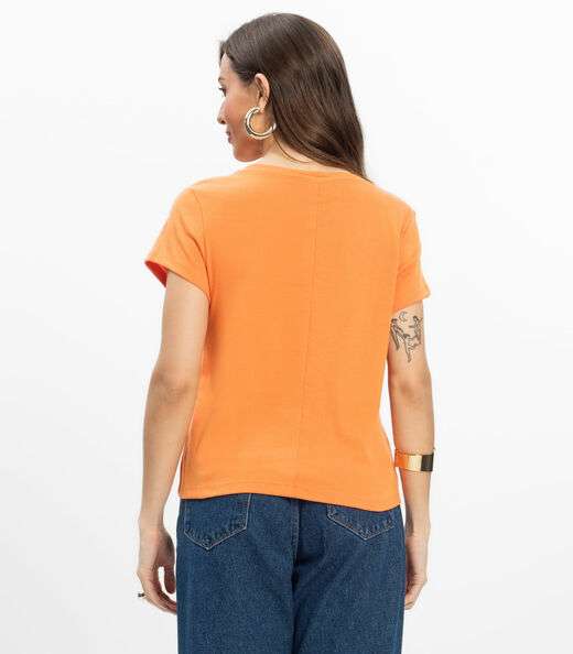 Blusa Feminina Infinita Cor Laranja