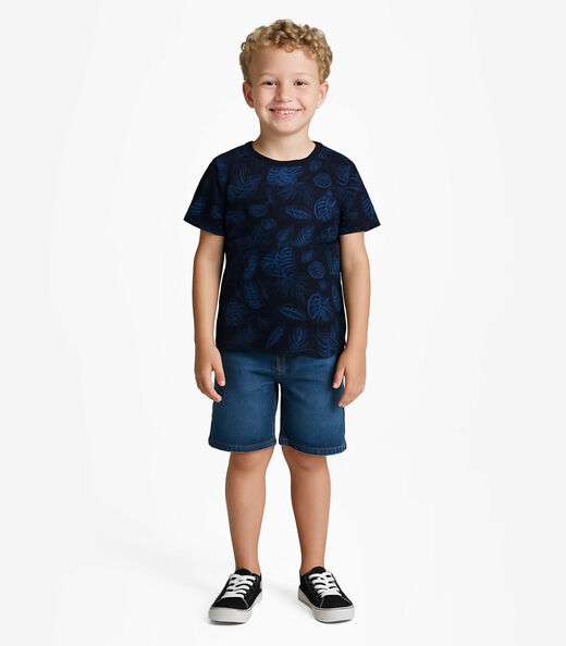 Image_Camiseta Infantil Masculina Infinita Cor Azul