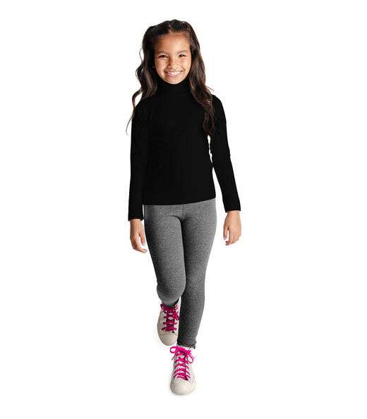 Blusa Manga Longa Infantil Gola Alta Rovitex Kids Preto