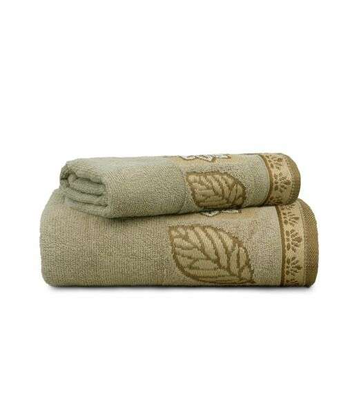 Toalha De Rosto Folliage Appel Bege