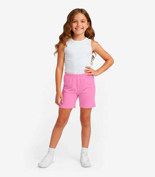 Image_Bermuda Ciclista Infantil Básica Soletex Rosa