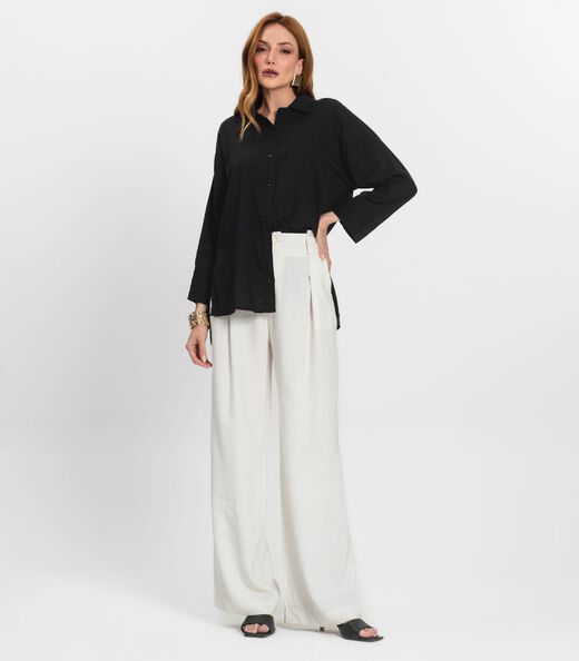 Camisa Feminina Manga Longa Endless Preto