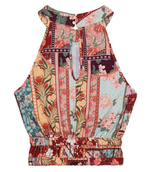 Blusa De Alça Feminina Estampada Endless Vermelho
