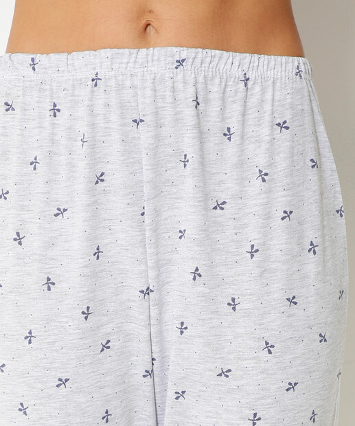 Pijama Feminino Estampado Manga longa Marisa