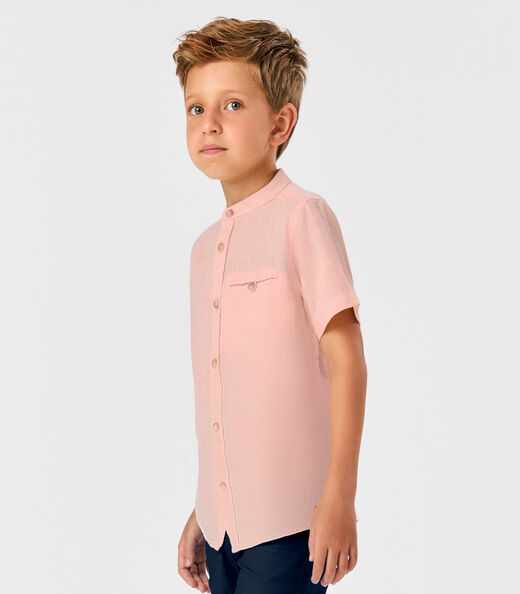 Conjunto Menino Camisa Com Bermuda Trick Nick Rosa