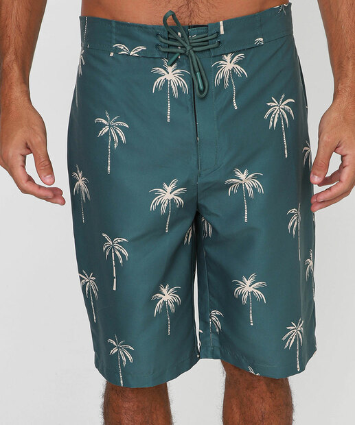 Bermuda Masculina Surf Coqueiros Marisa Verde