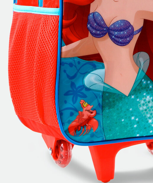 Mochila Mala Com Rodas Infantil Ariel Xeryus 