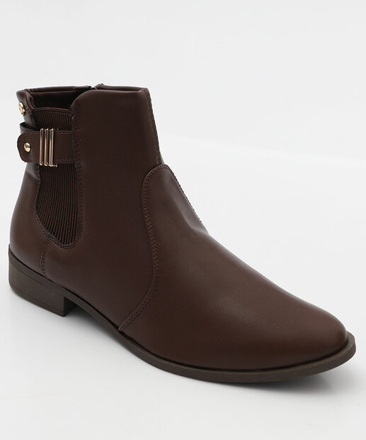 Image_Bota Feminina Fivela Cano Curto Via Uno Marrom