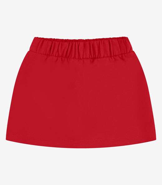 Shorts Saia Moletom Rovi Kids Vermelho