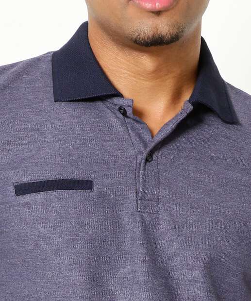 Polo Masculina Manga Curta