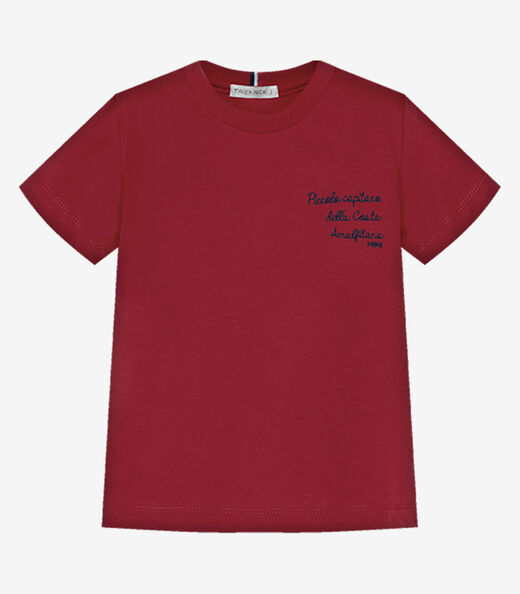 Conjunto Infantil Camiseta Com Bermuda Trick Nick Vermelho