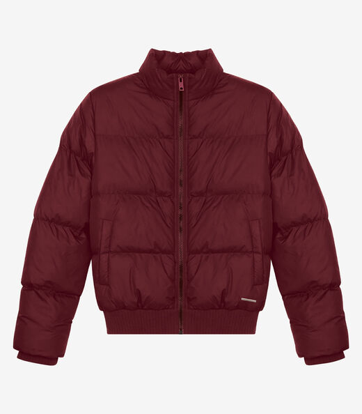 Jaqueta Feminina Puffer Microfibra Endless Vermelho