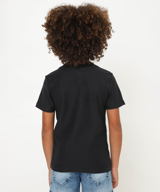 Camiseta Infantil Batman Warner Bros Tam 4 a 10 Preto
