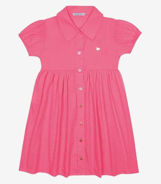 Image_Vestido Em Tricoline Com Botões Trick Nick Rosa