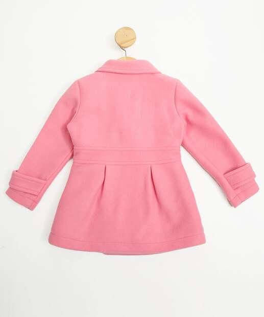 Casaco Infantil Alongado Botões Marisa Tam 1 a 4