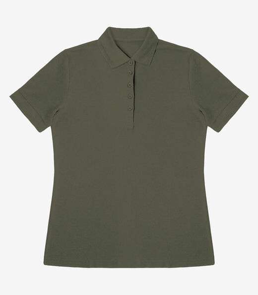 Image_Polo Feminina Piquet Básica Select Verde