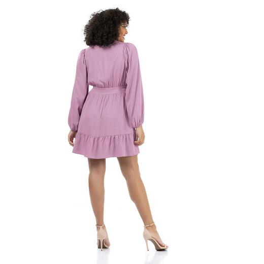 Vestido Curto Mangas Amplas - Angel