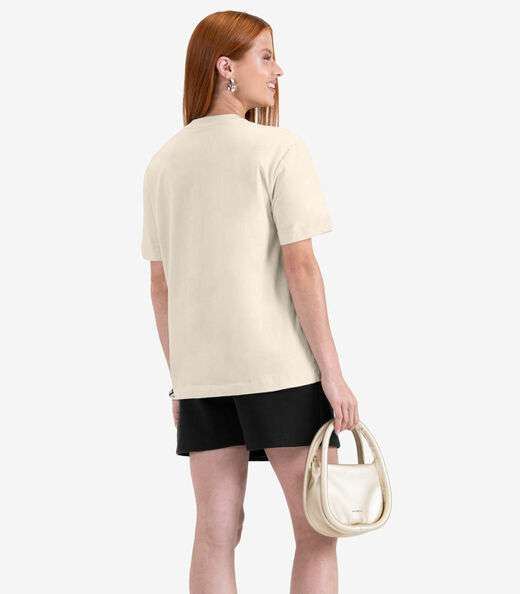 Shorts Saia Juvenil em Moletinho Basic Minty Preto