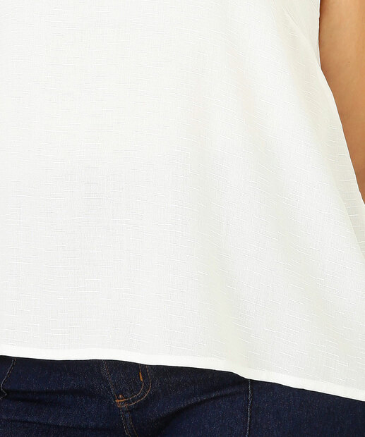 Blusa Regata Plus Size Feminina Flamê Babado Marisa