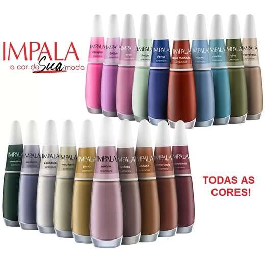 Esmalte Impala Cremoso Cor: Café