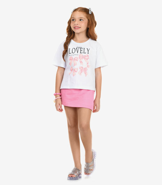 Blusa Feminina Meia Malha Rovi Kids Branco