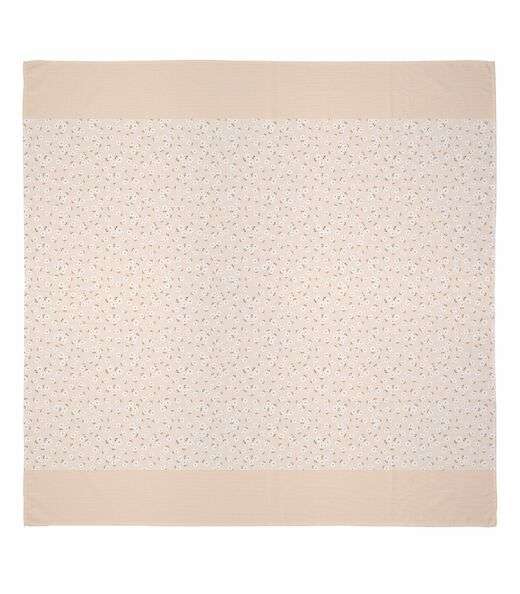 Toalha De Mesa Quadrada Basic 4 Lugares Teka Rosa