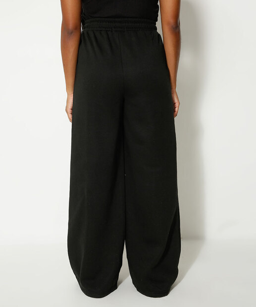 Calça Wide Leg Moletom Feminina Marisa