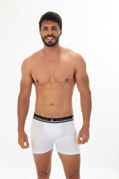 Kit 3 Cuecas Boxer Algodão Concept Lingerie Multicolorido