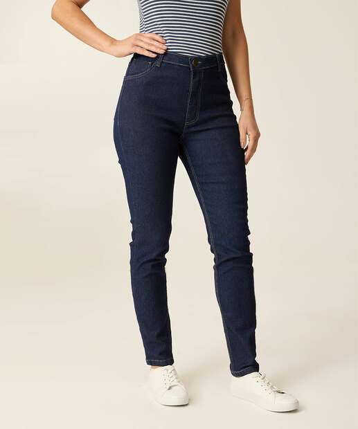 Calça Feminina Skinny Bolsos Ecxo Jeans
