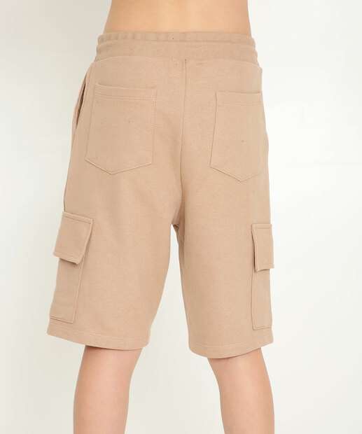 Bermuda Juvenil Moletom MR Tam 10 a 16