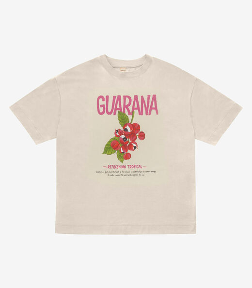 T- Shirt Overzised Meia Malha Feminina Rovitex Bege