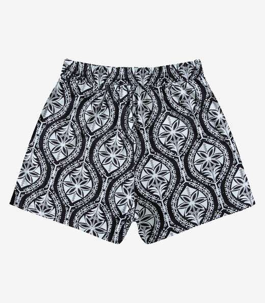 Short Feminino Com Cós E Laço Infinita Cor Preto