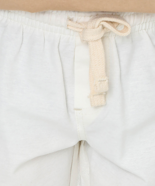 Bermuda Infantil Amarração Protextil Marisa Tam 4 a 10 Off White