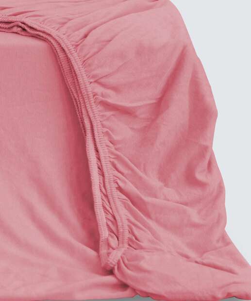 Lençol Queen Com Elástico Liso Doce Vida 1 Peça  