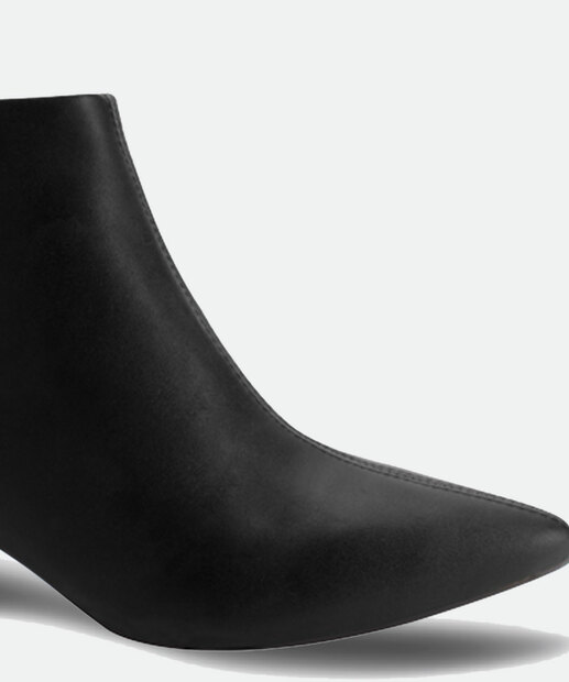 Bota Feminina Ankle Boot Salto Fino Via Uno