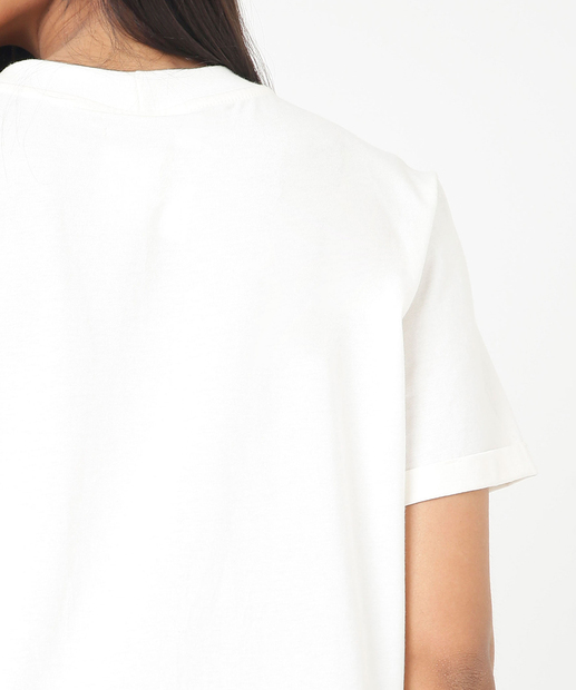 Blusa Feminina Estampa Guitarra Manga Curta Marisa