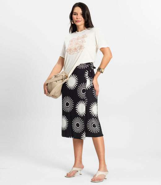 Blusa Feminina em Visco Tricot Rovitex Bege