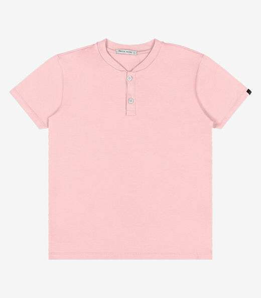 Polo Infantil Trick Nick Rosa