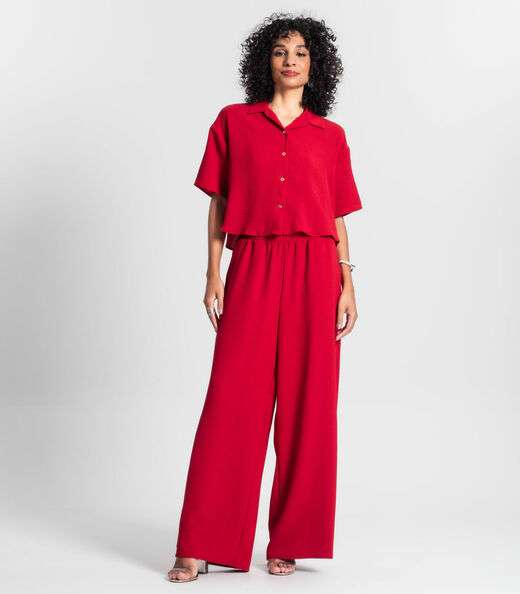 Camisa Feminina Em Air Flow Rovitex Vermelho