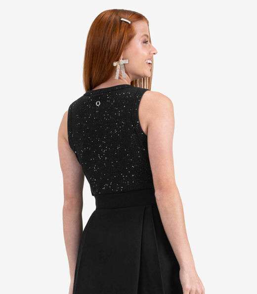 Regata Juvenil Feminina em Ribana Minty Preto